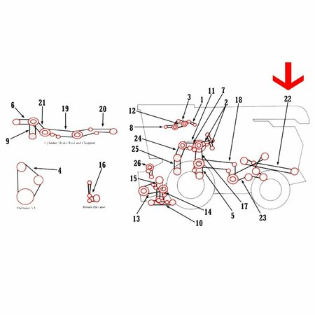 AFTERMARKET 842110M1 Belt Fits John Deere Combine Straw Spreader 750 760 COB40-0623